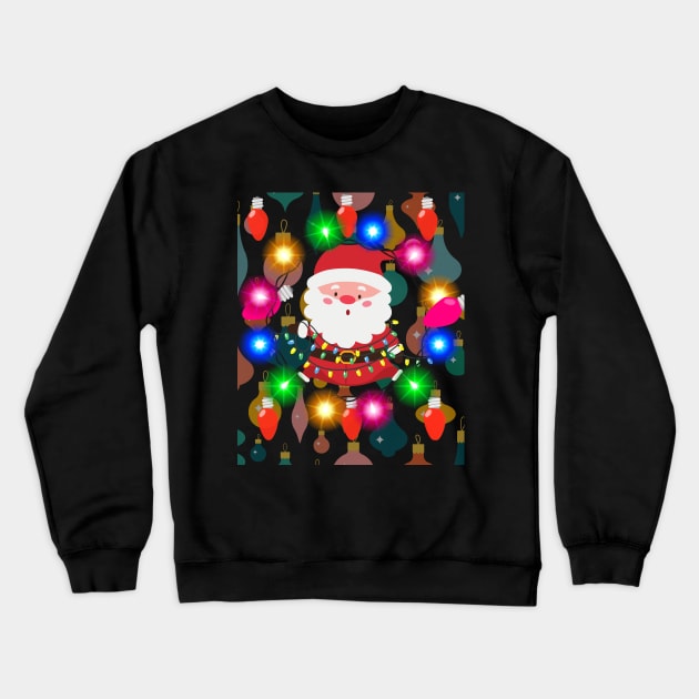 Bright Christmas Crewneck Sweatshirt by Tee Trendz